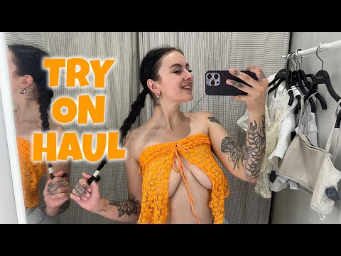 Try on Haul | See-Through Clothes | Fitting room